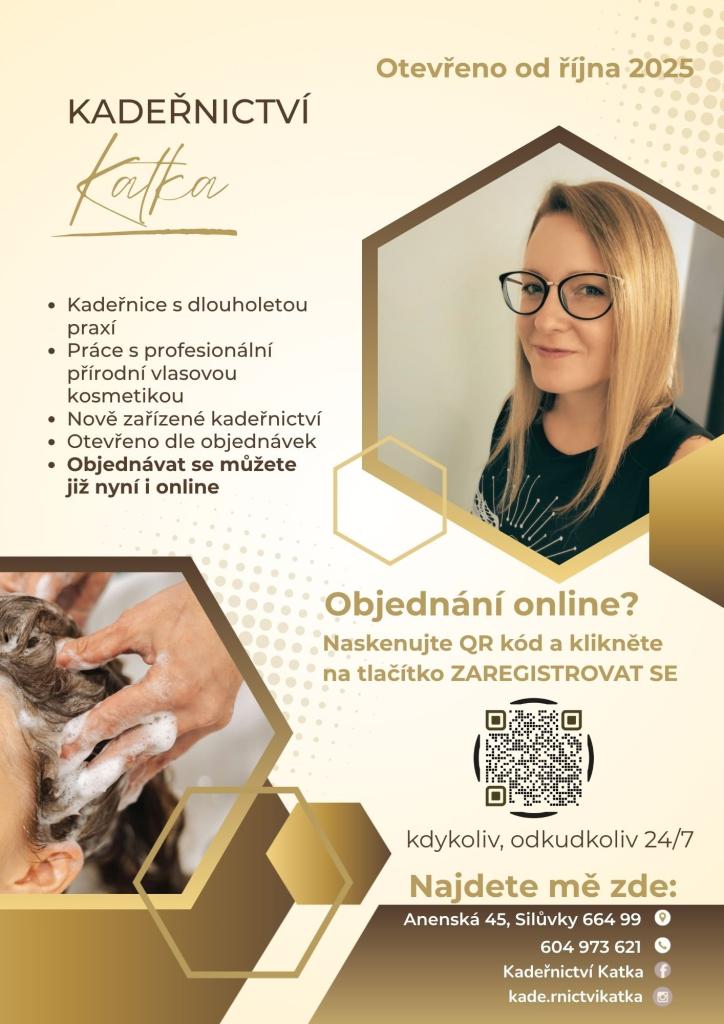 Nové kadeřnictví v Silůvkách