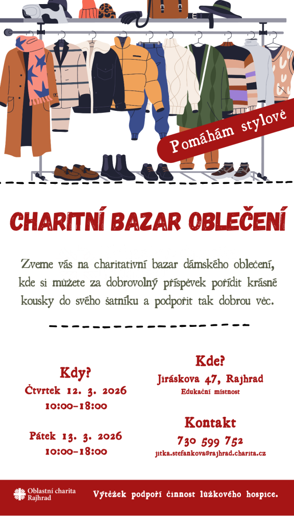 Charitní bazar v&nbsp;Rajhradě